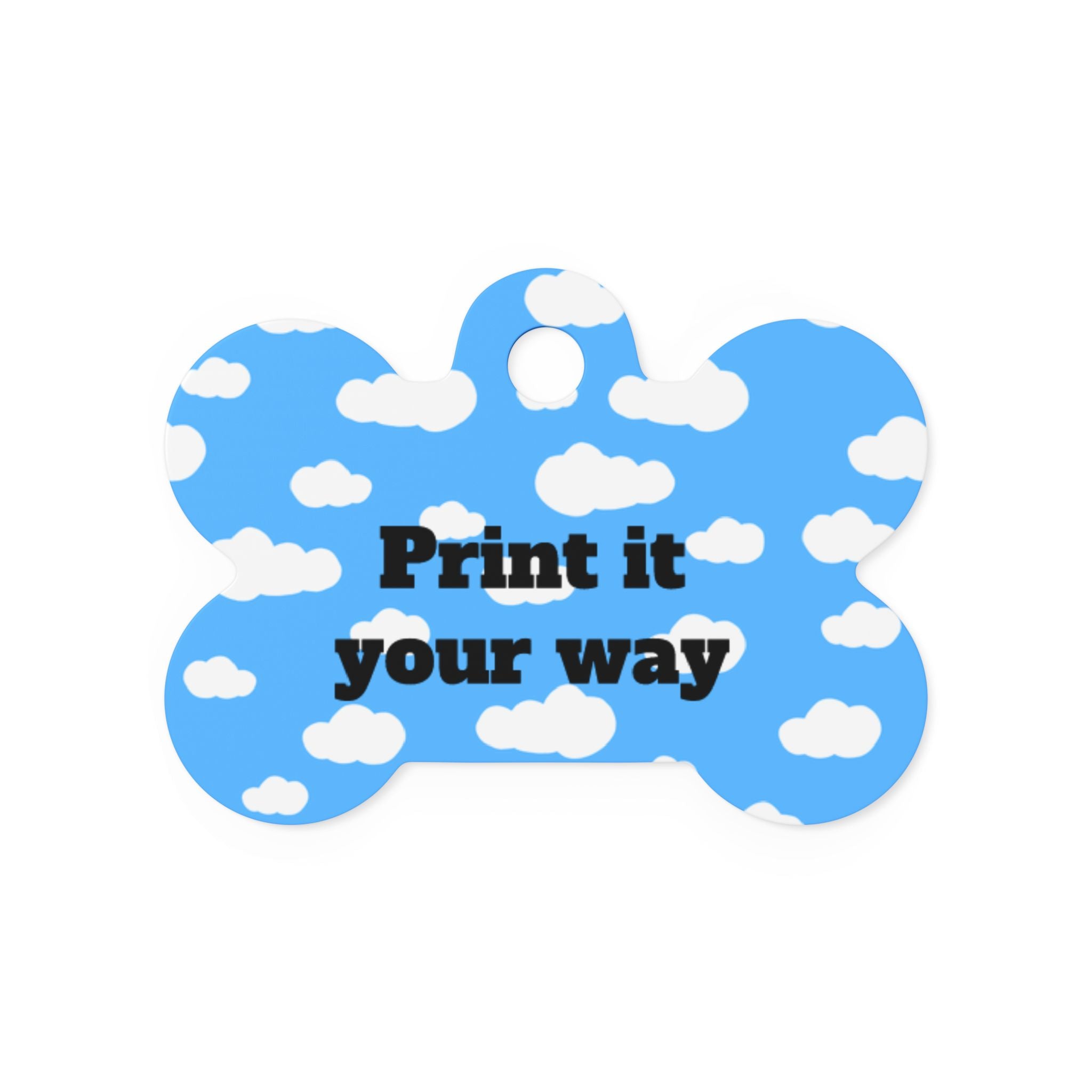 Pet Tags - Clouds