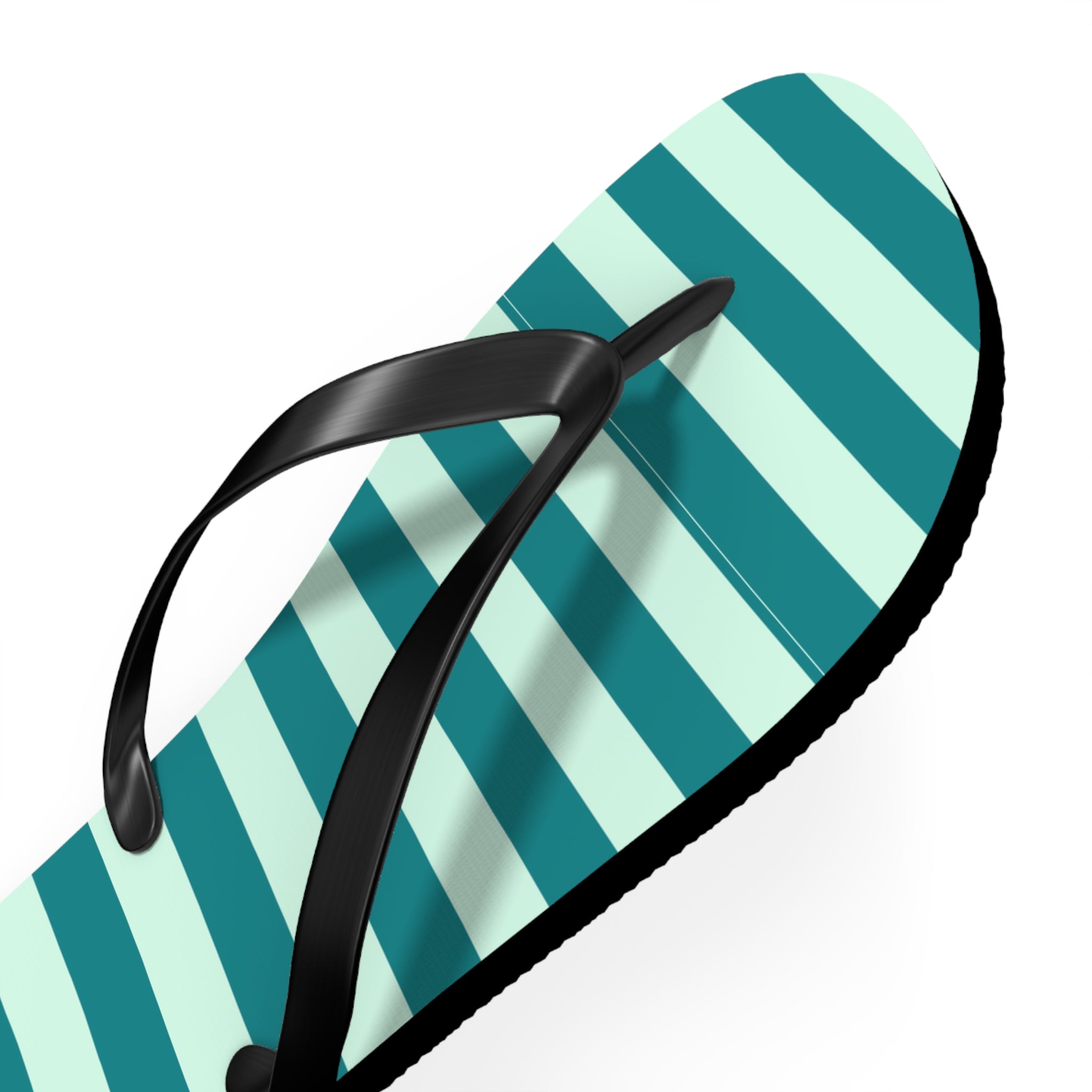 Flip Flops- green stripes