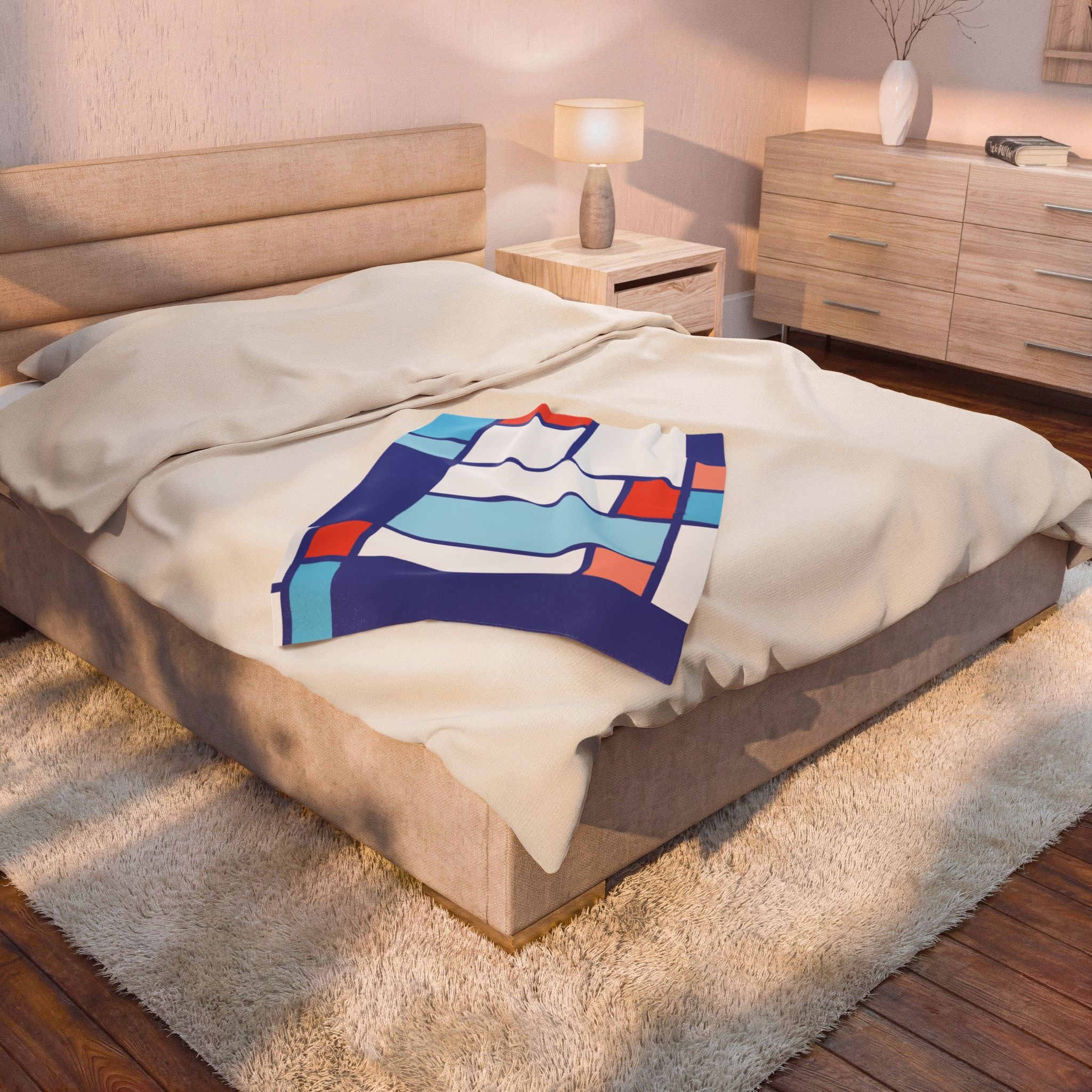 Velveteen Plush Blanket - Mosaic Collection