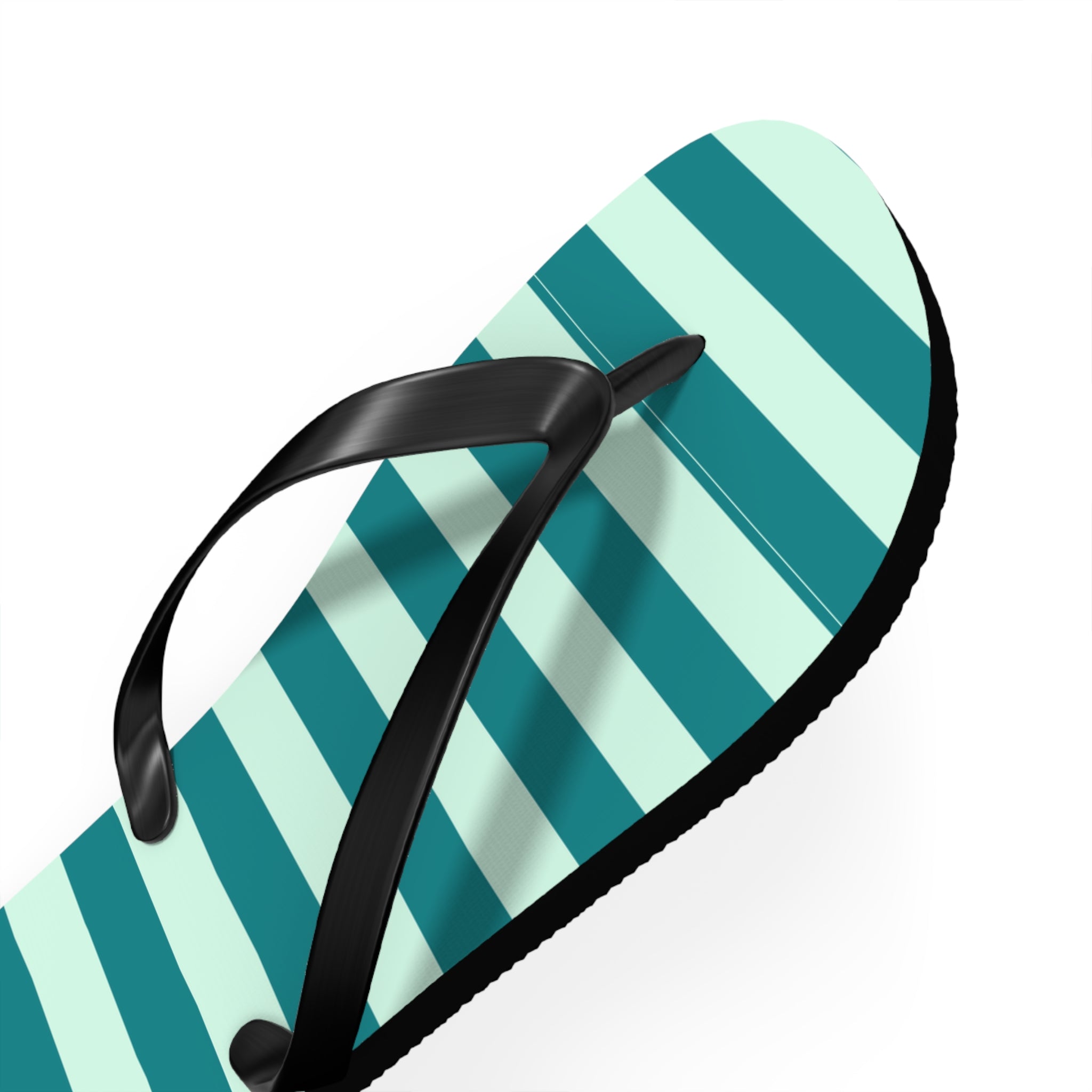 Flip Flops- green stripes
