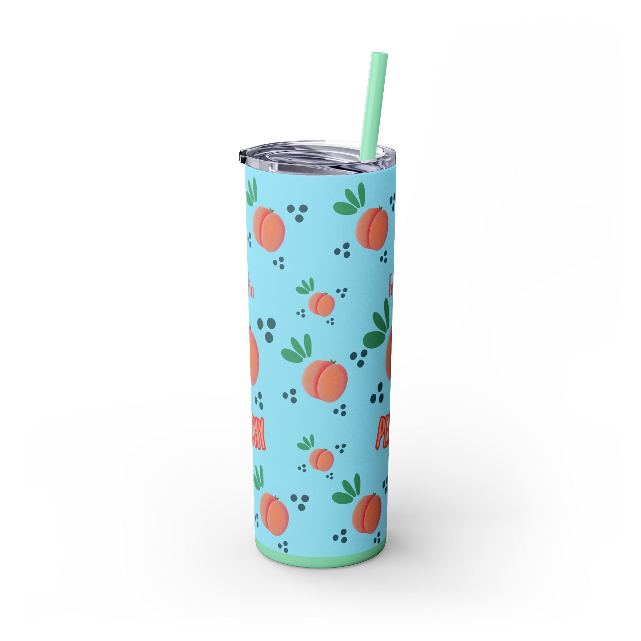 Skinny Tumbler with Straw, 20oz