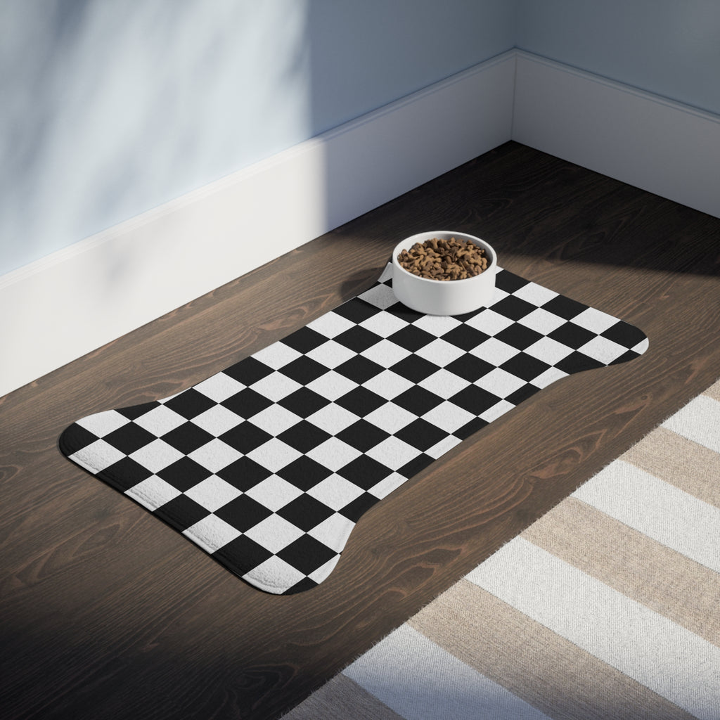 Checkered Pet Feeding Mats