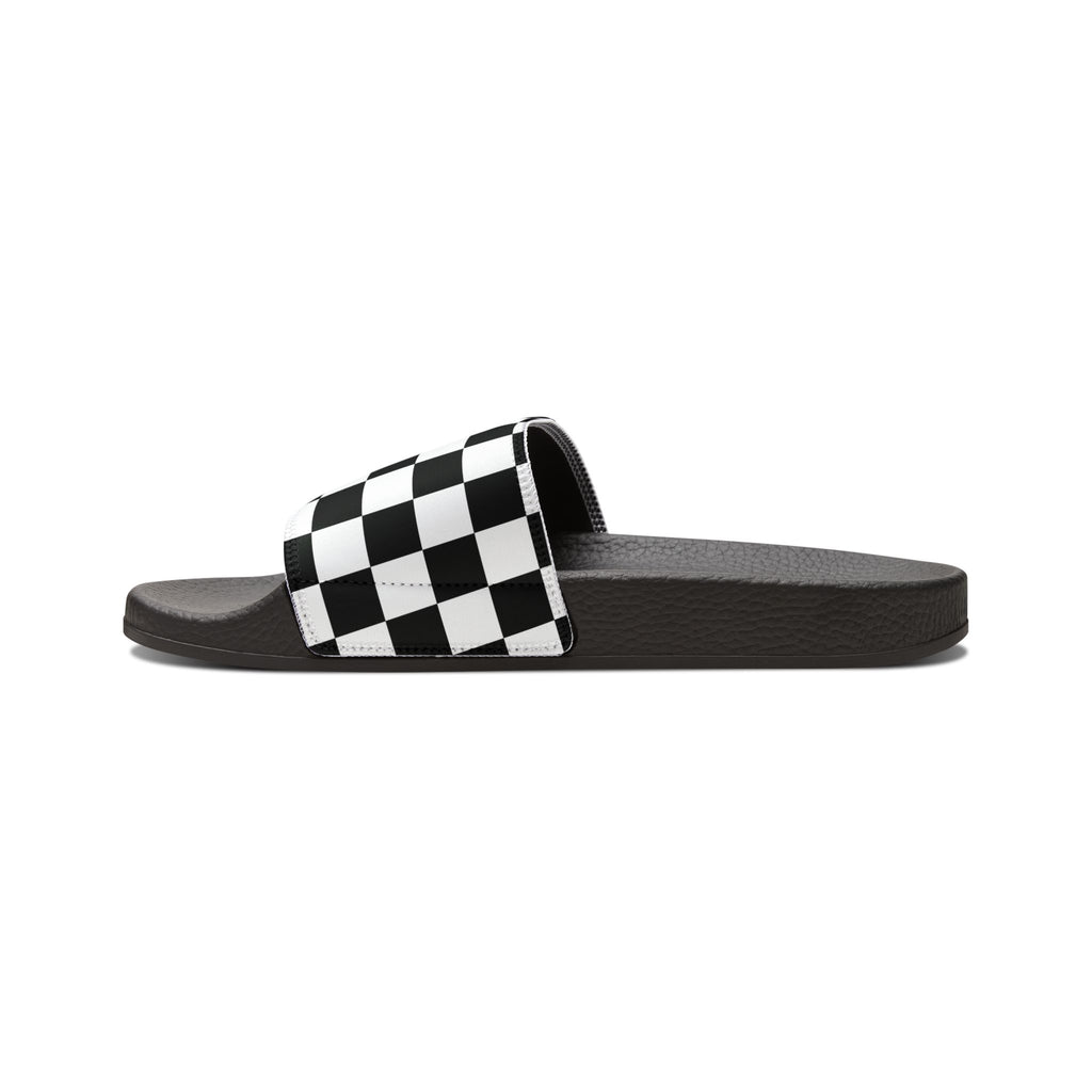 Checkered Women's Removable-Strap Sandals