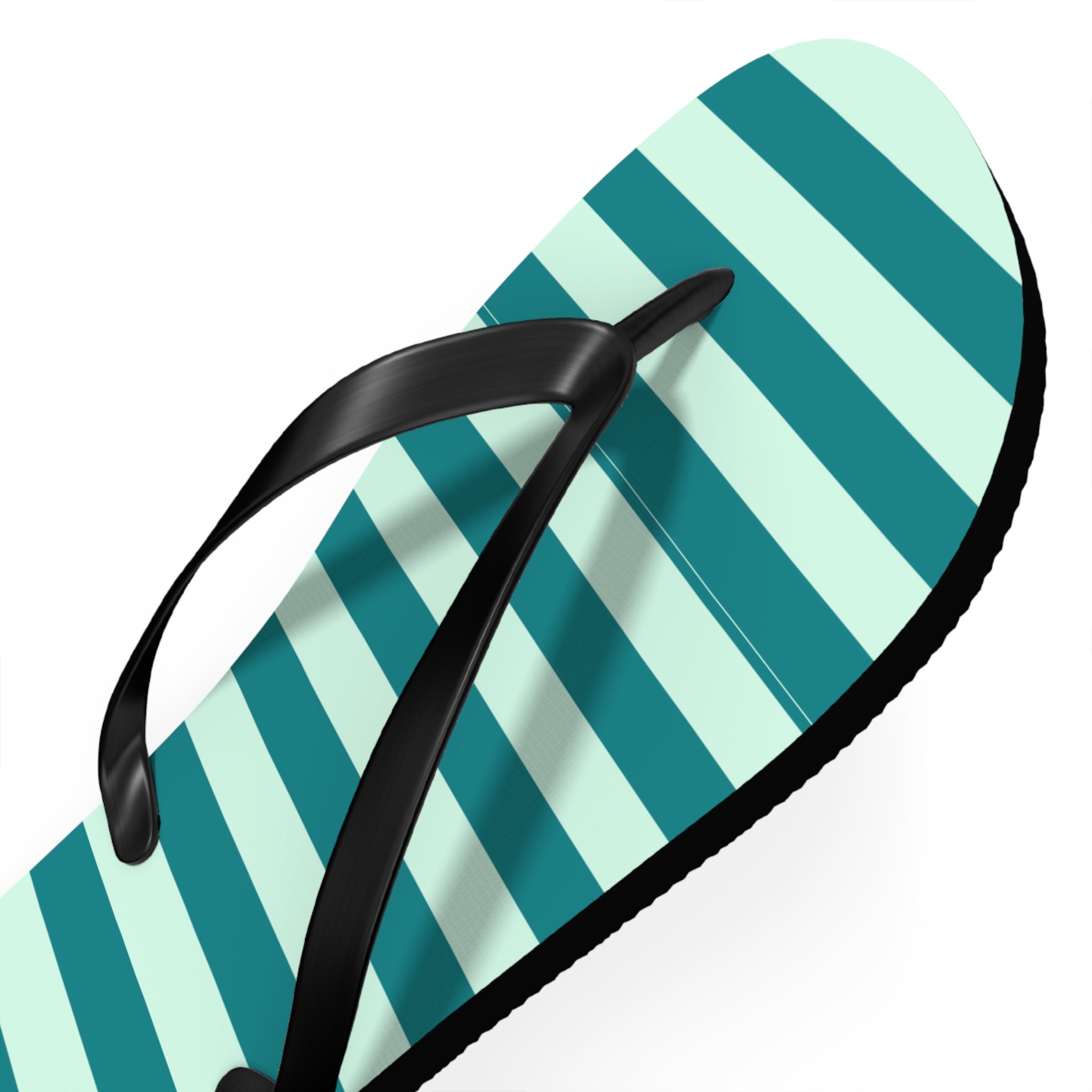 Flip Flops- green stripes