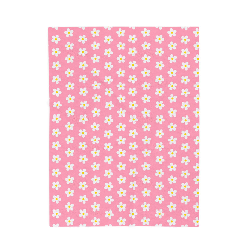 Velveteen Plush Blanket - Daisy Collection