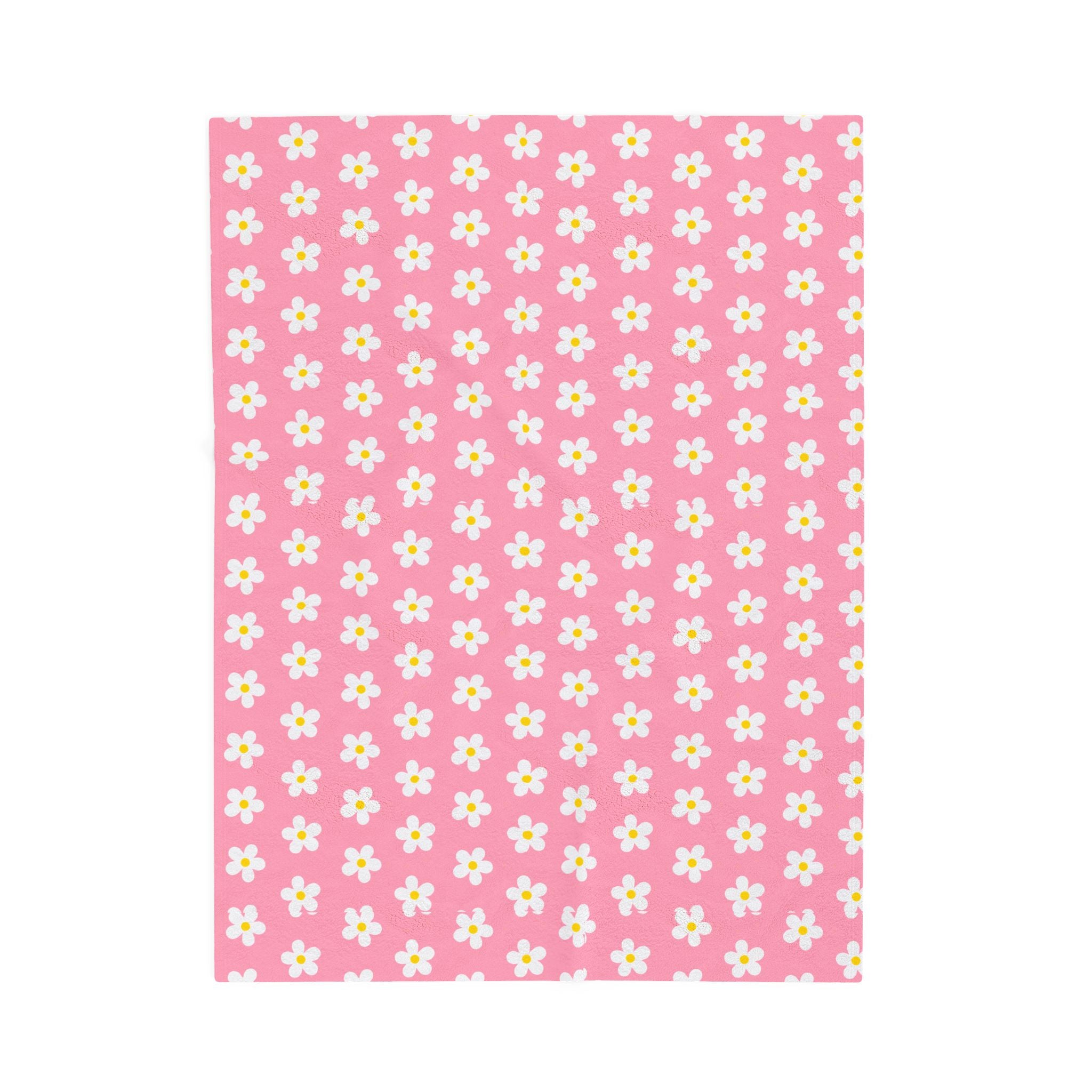 Velveteen Plush Blanket - Daisy Collection