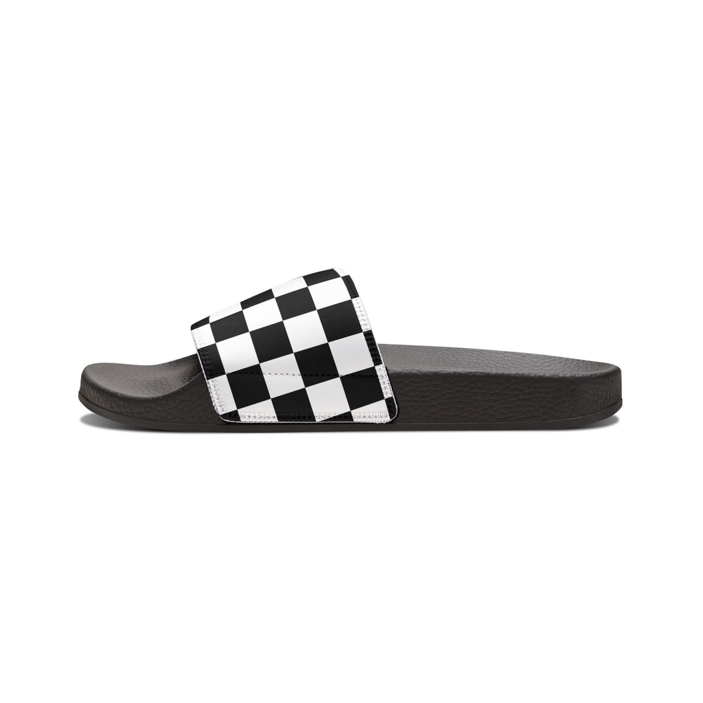 Checkered Women's Removable-Strap Sandals