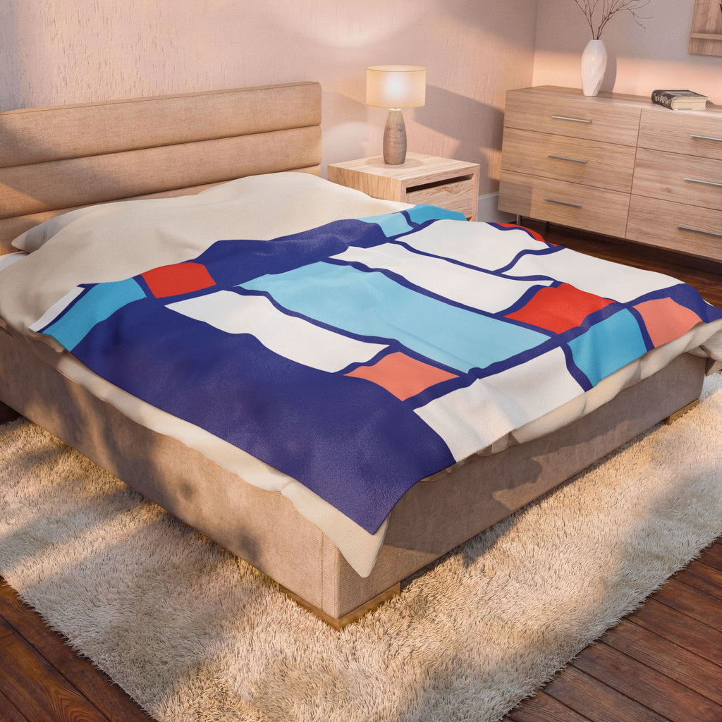 Velveteen Plush Blanket - Mosaic Collection