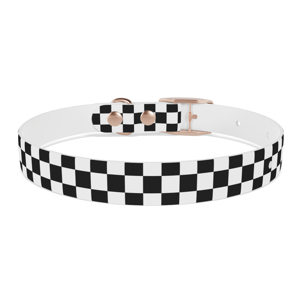 Checkered Dog Collar