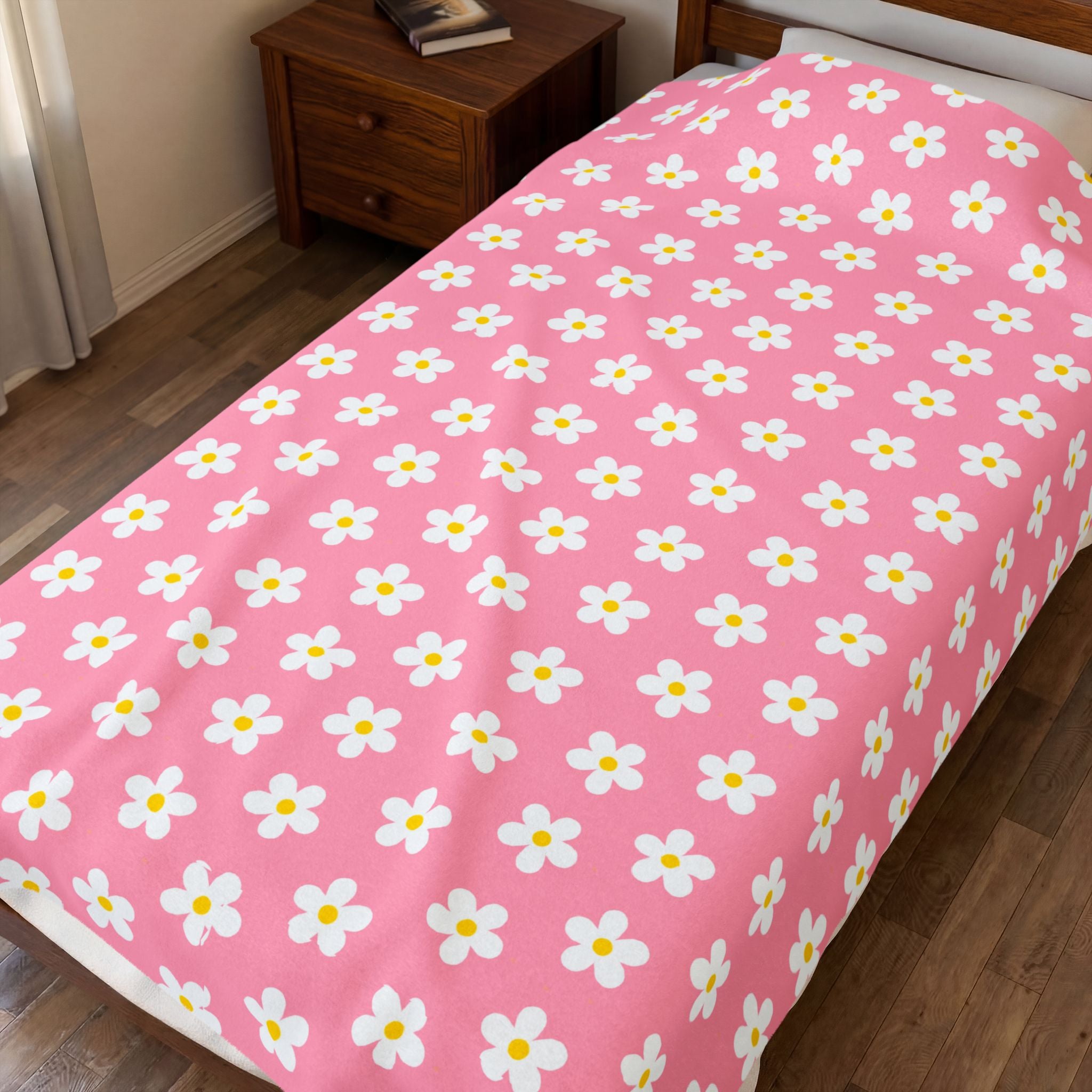 Velveteen Plush Blanket - Daisy Collection