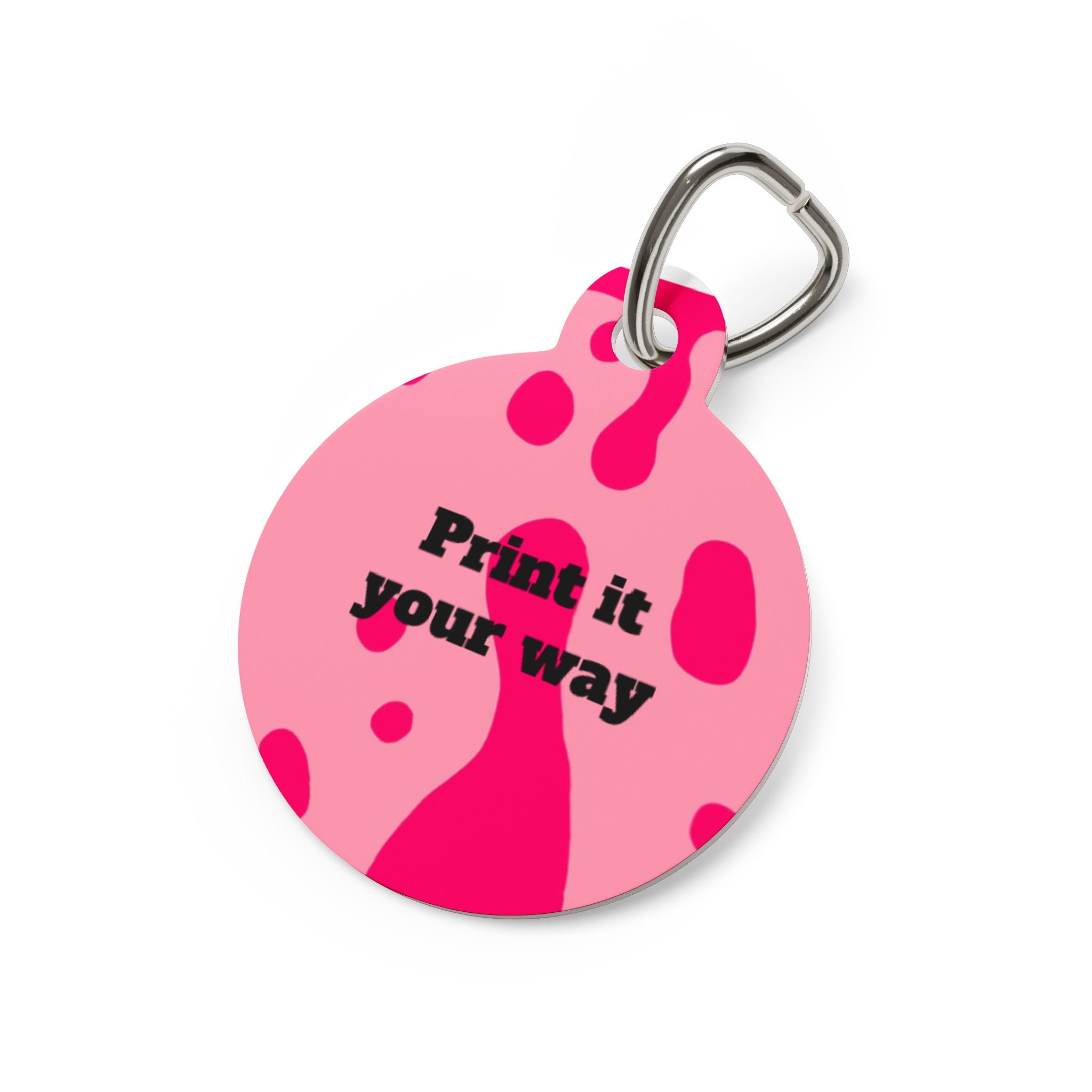 Pet Tags - Lava Lamp (Pink)