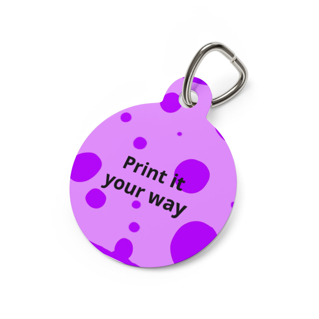 Pet Tags- Lava Lamp (Purple)