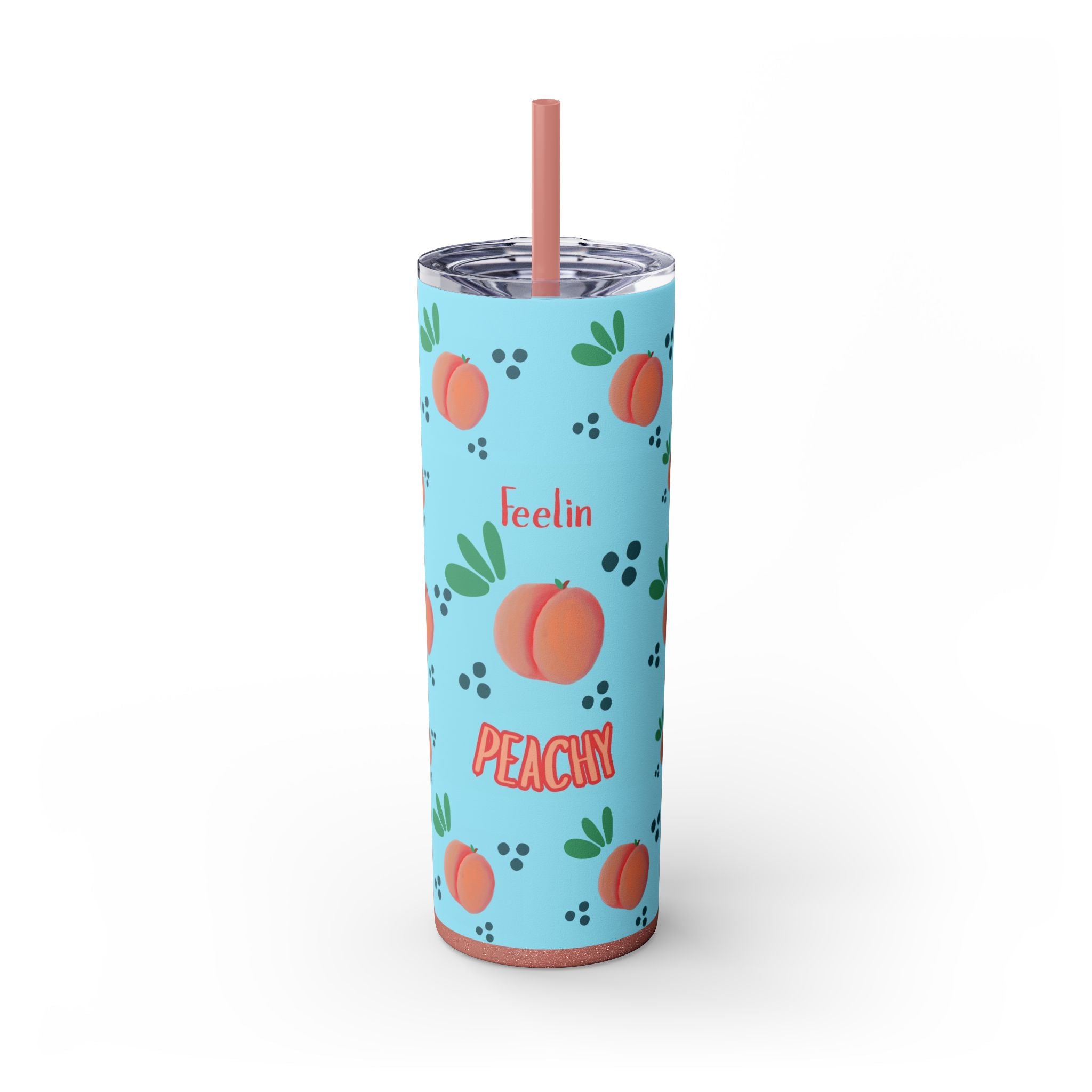 Skinny Tumbler with Straw, 20oz