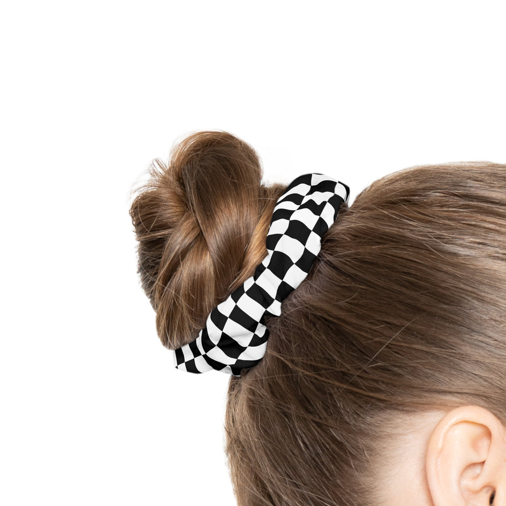 Checkered Scrunchie