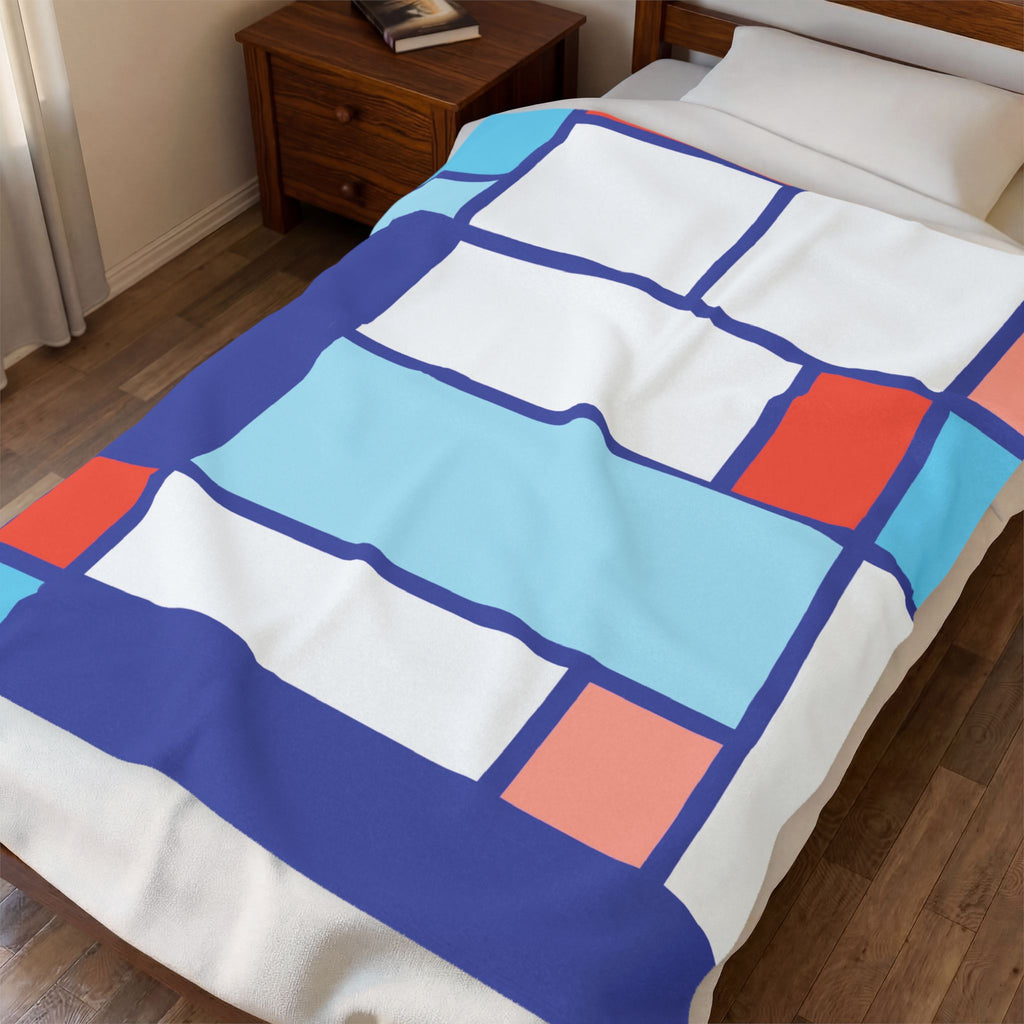 Velveteen Plush Blanket - Mosaic Collection