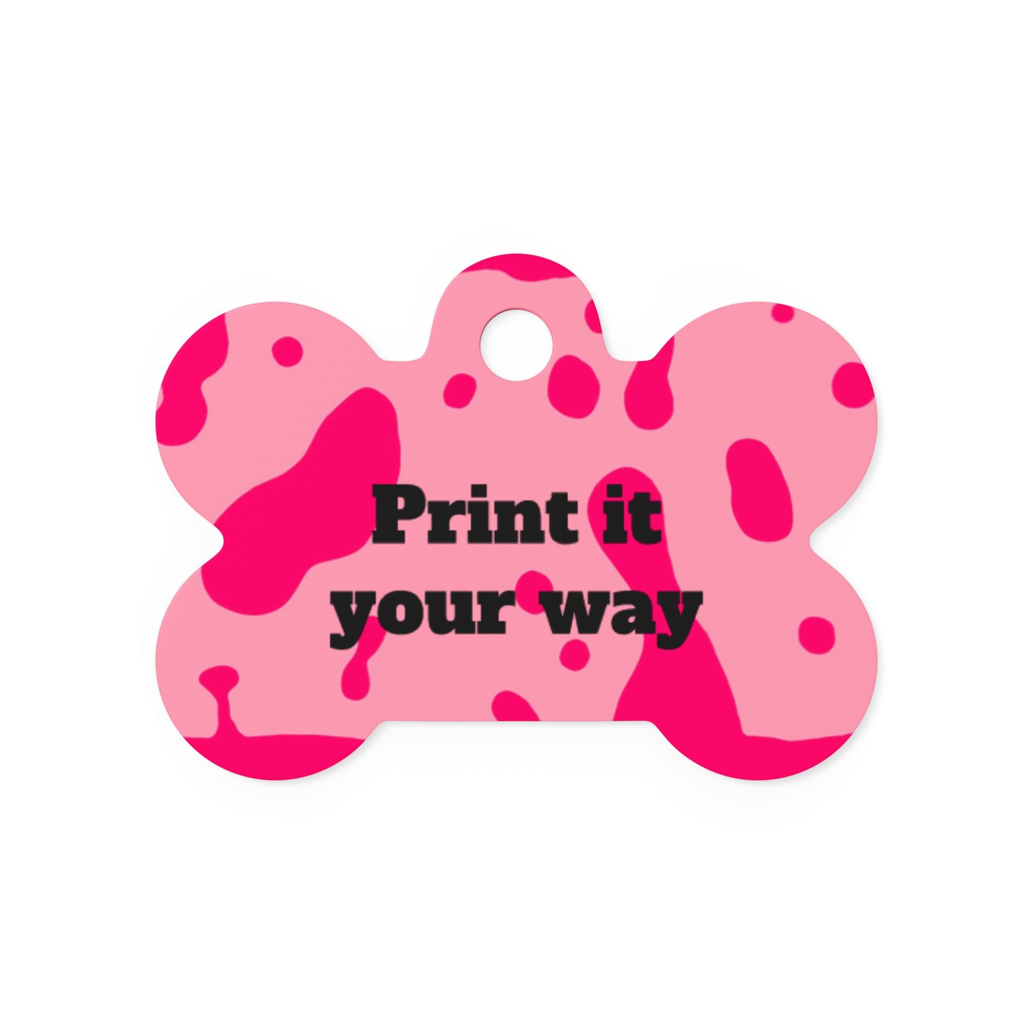 Pet Tags - Lava Lamp (Pink)