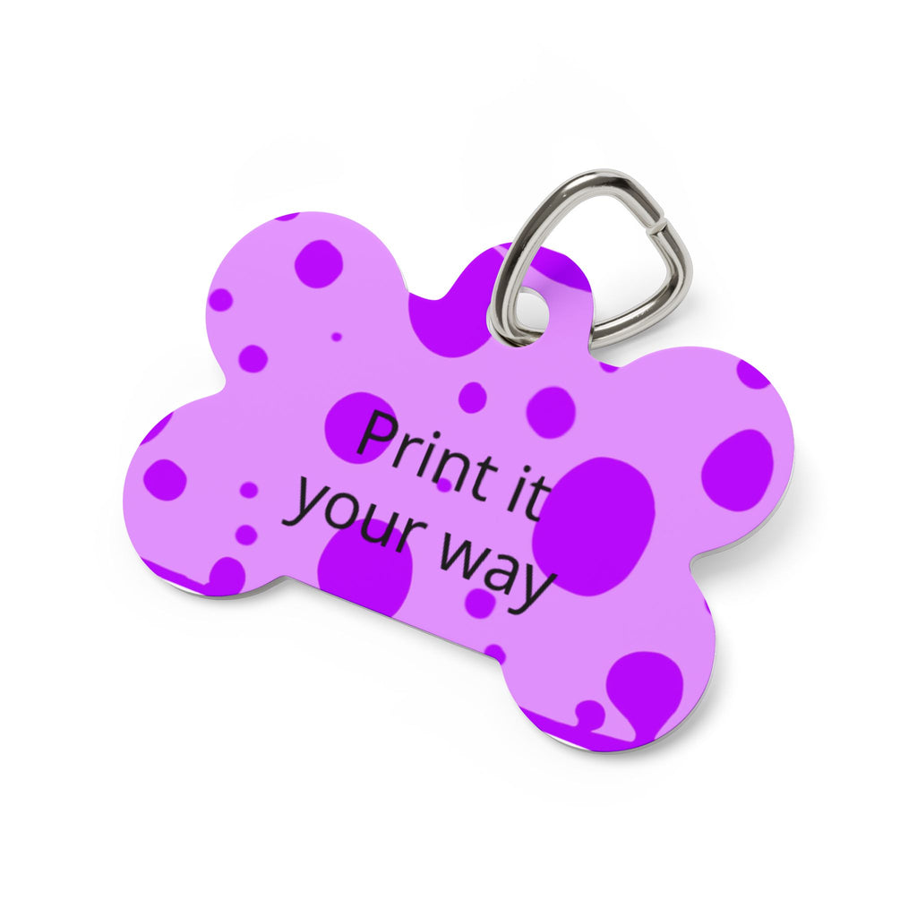Pet Tags- Lava Lamp (Purple)
