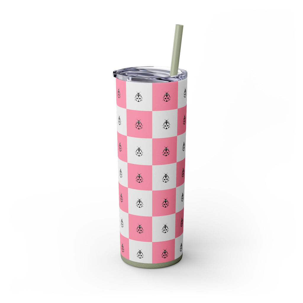 Skinny Tumbler with Straw, 20oz