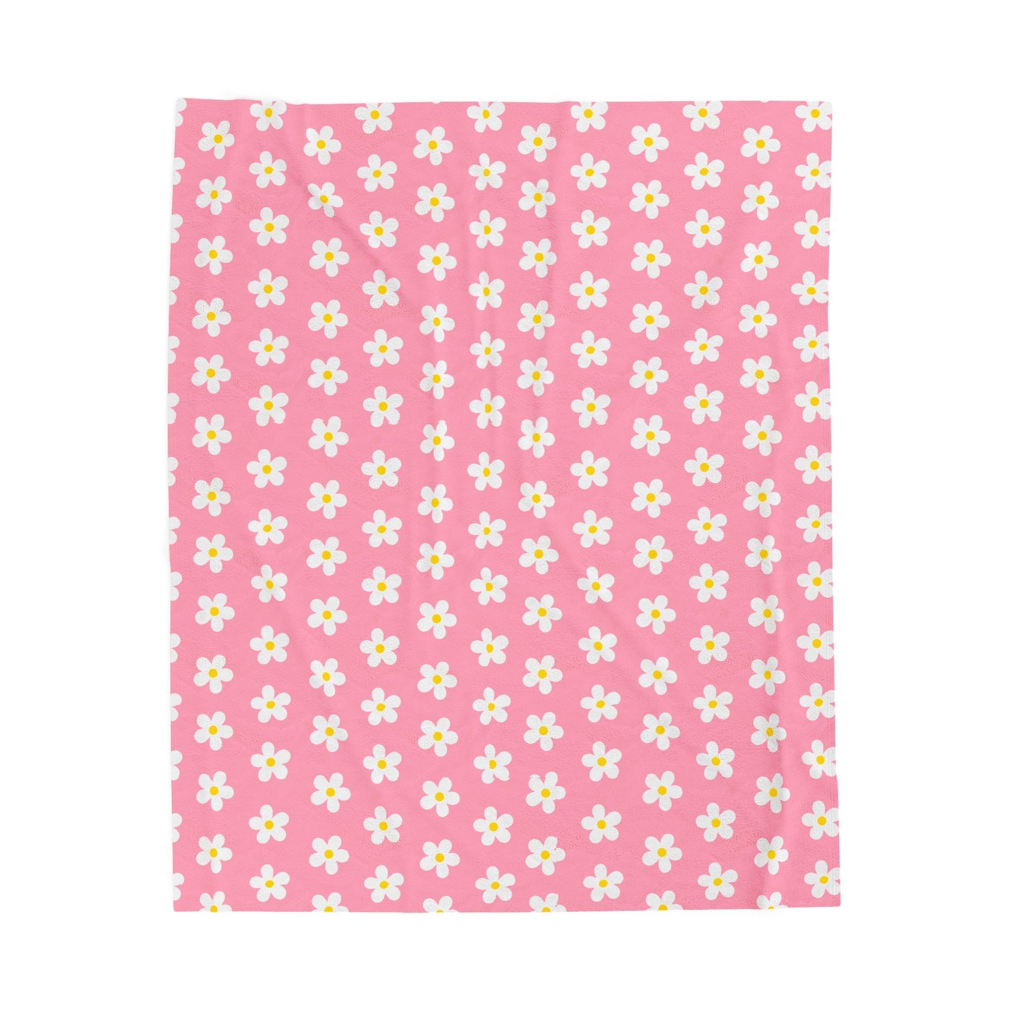 Velveteen Plush Blanket - Daisy Collection