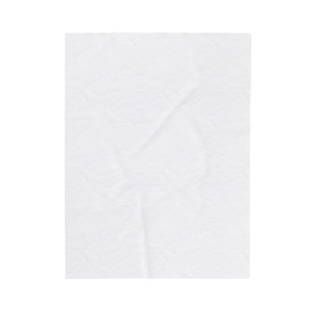 Velveteen Plush Blanket- Mint Madness