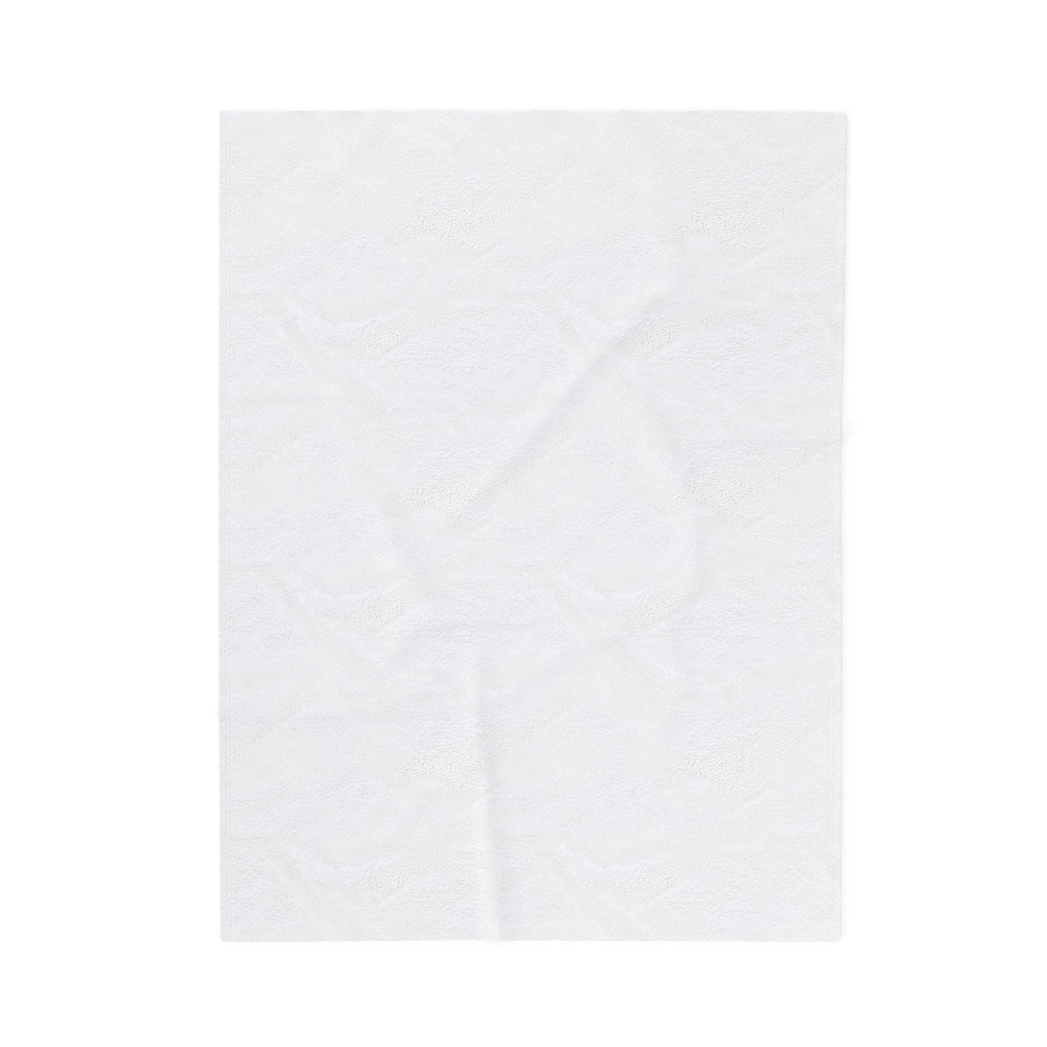 Velveteen Plush Blanket- Mint Madness
