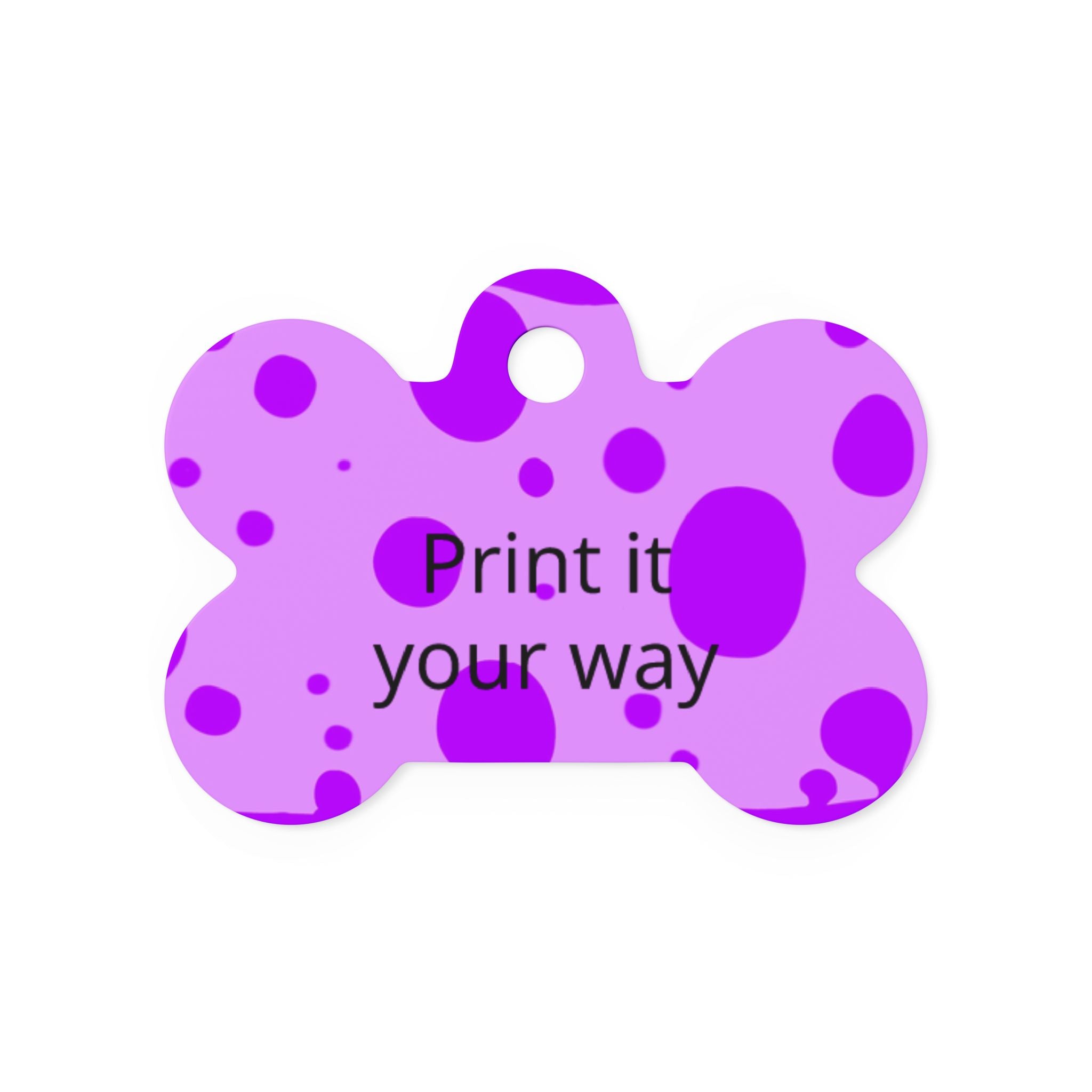 Pet Tags- Lava Lamp (Purple)