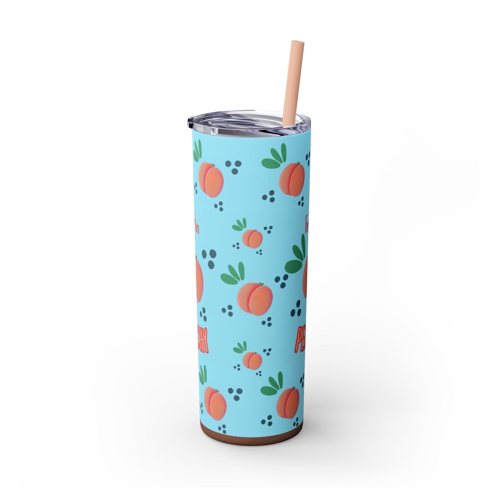 Skinny Tumbler with Straw, 20oz
