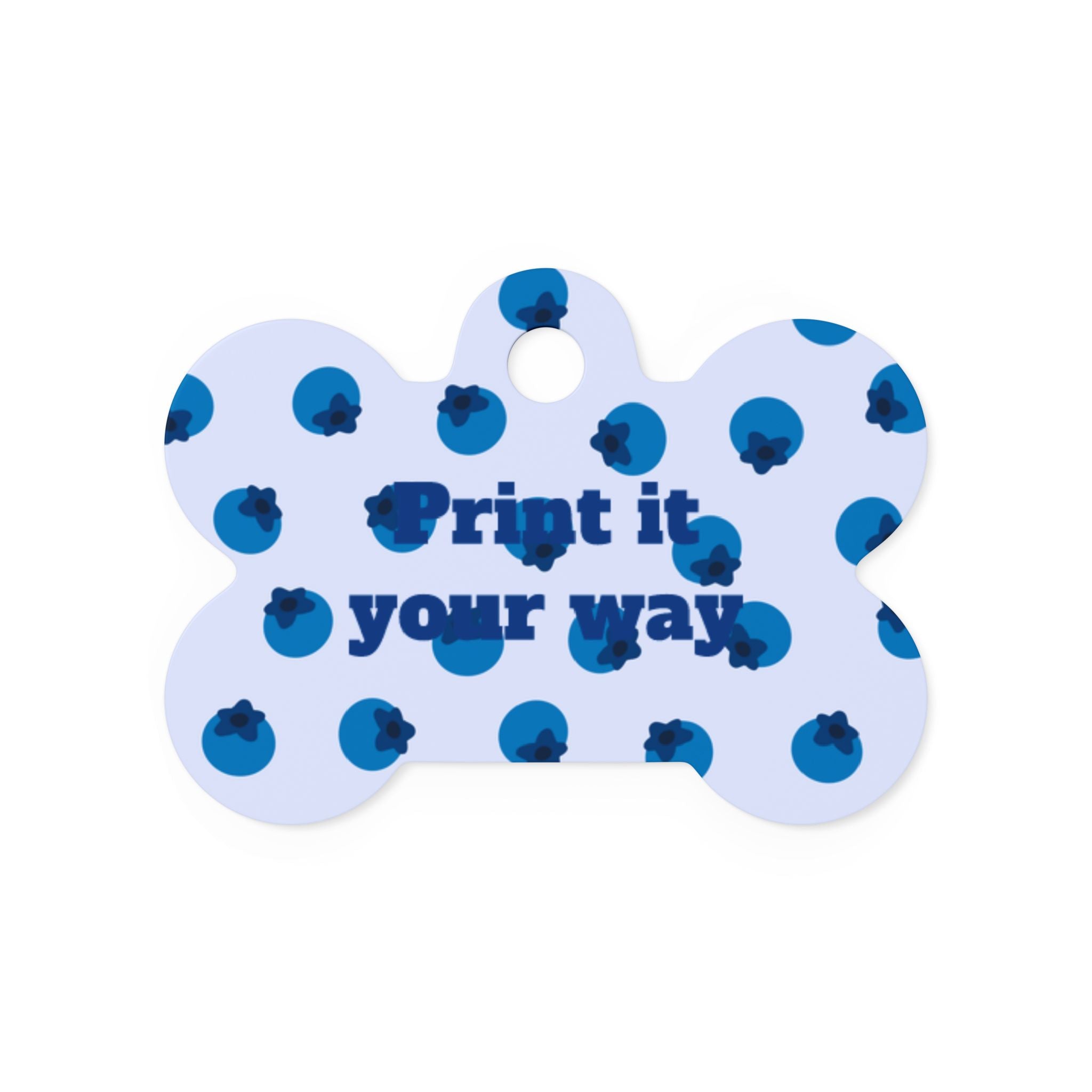 Pet Tags - Blueberry