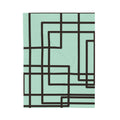 Velveteen Plush Blanket- Mint Madness