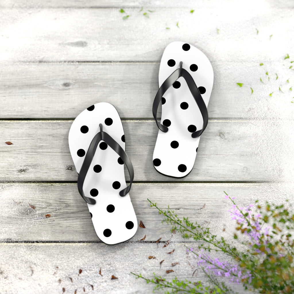 Flip Flops- polka dot