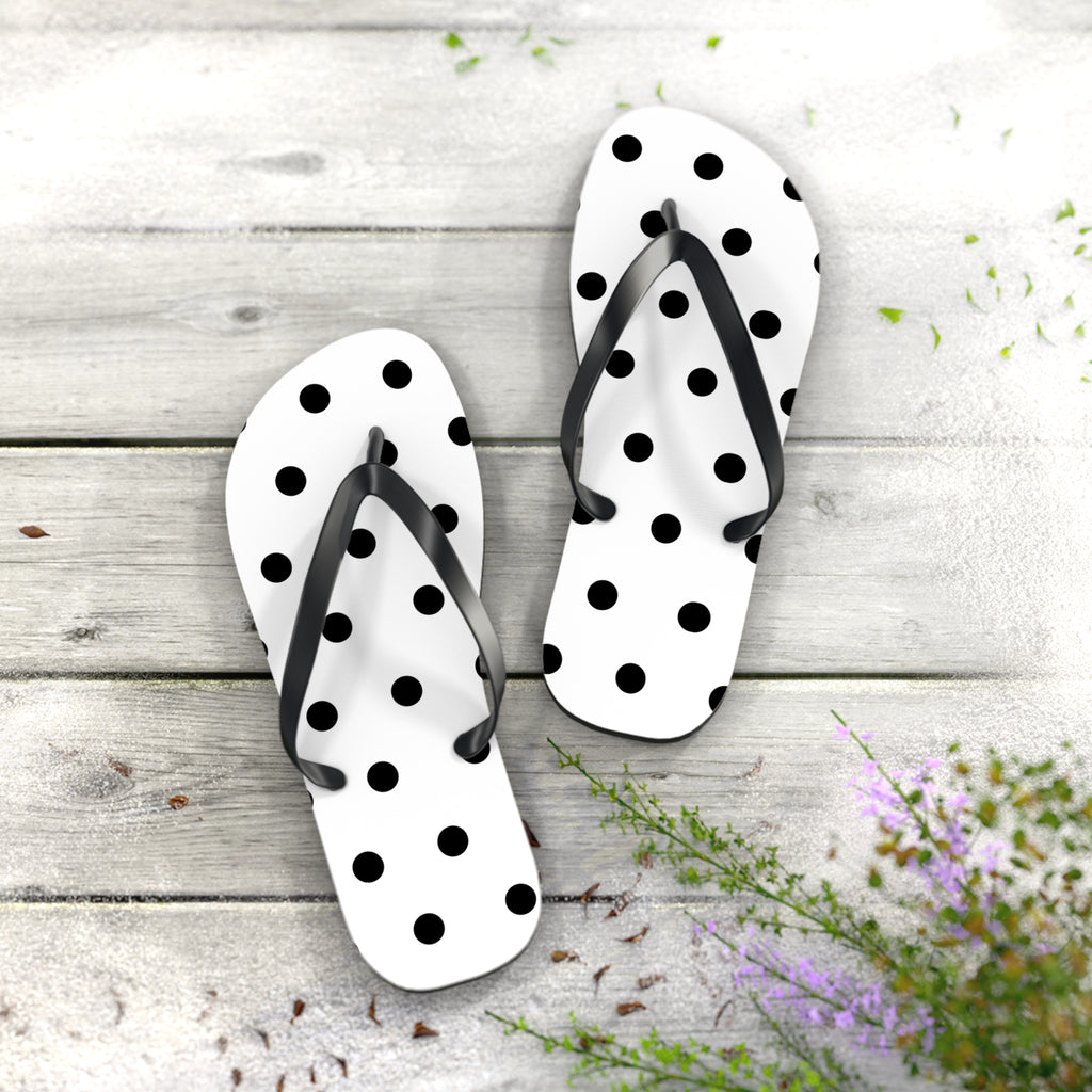 Flip Flops- polka dot