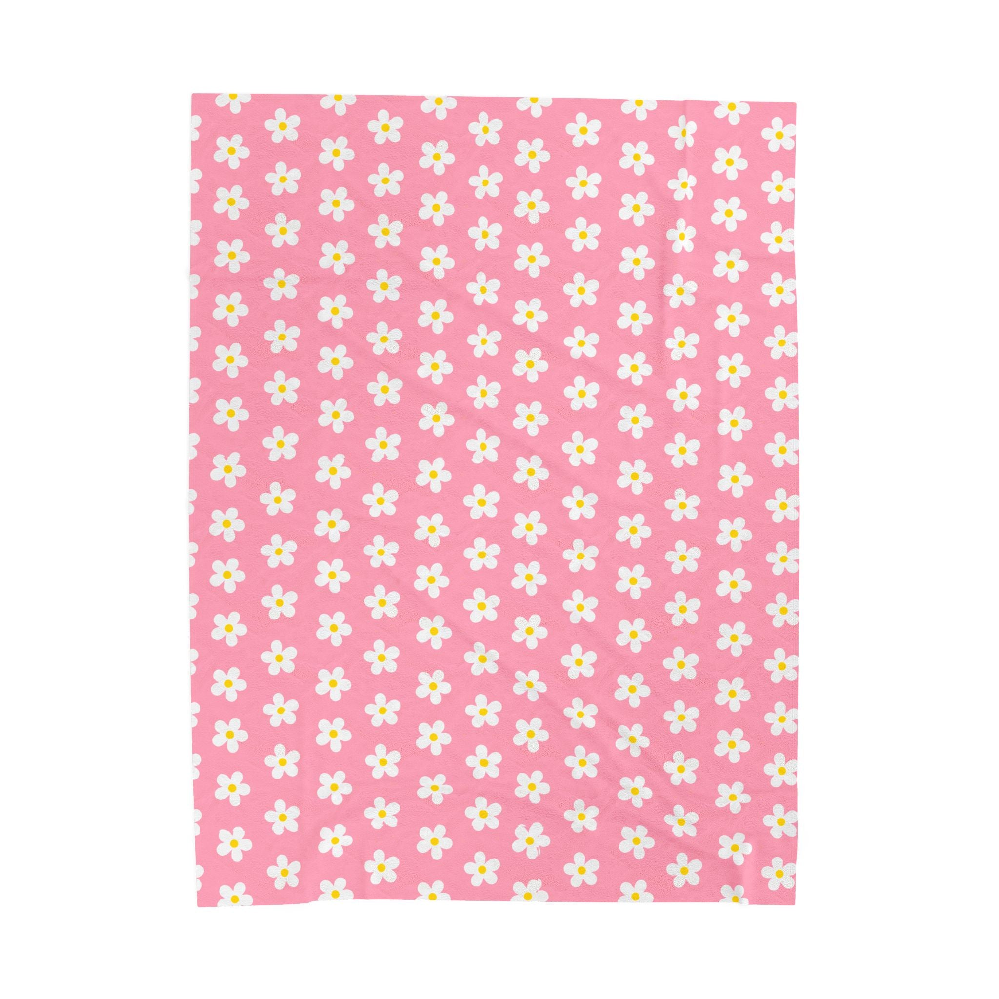 Velveteen Plush Blanket - Daisy Collection