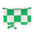 Pet Bed- green checkered