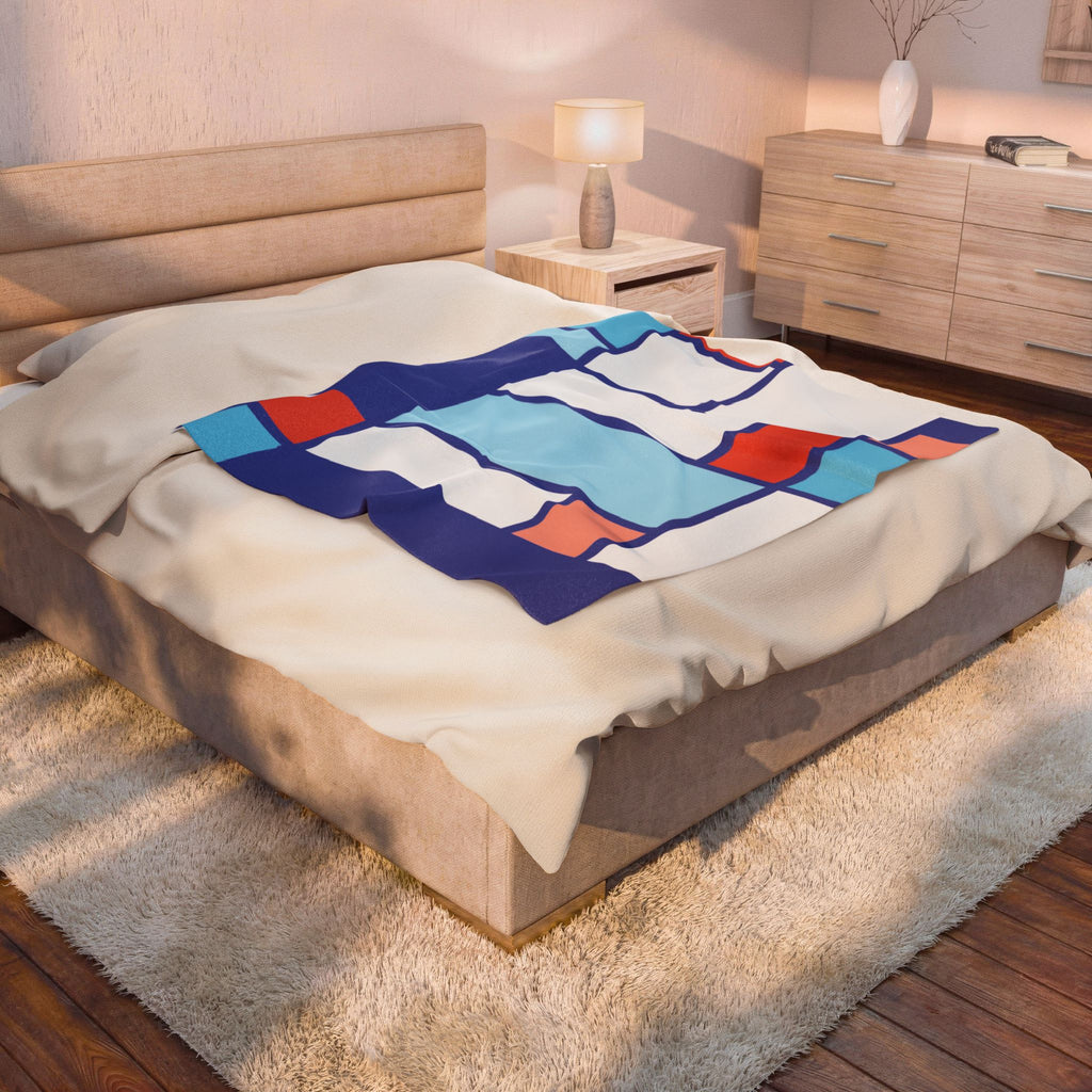 Velveteen Plush Blanket - Mosaic Collection