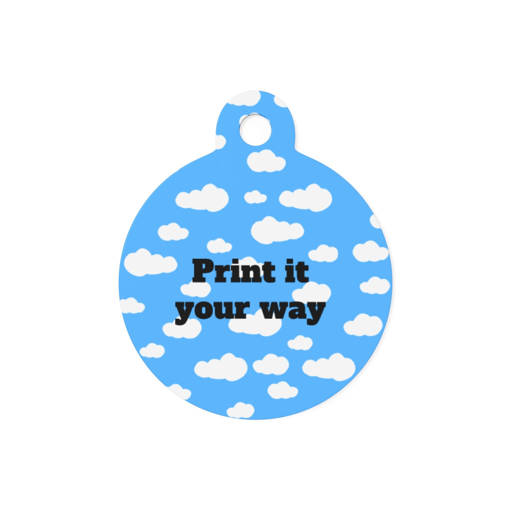 Pet Tags - Clouds