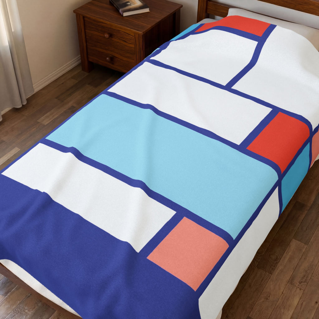 Velveteen Plush Blanket - Mosaic Collection