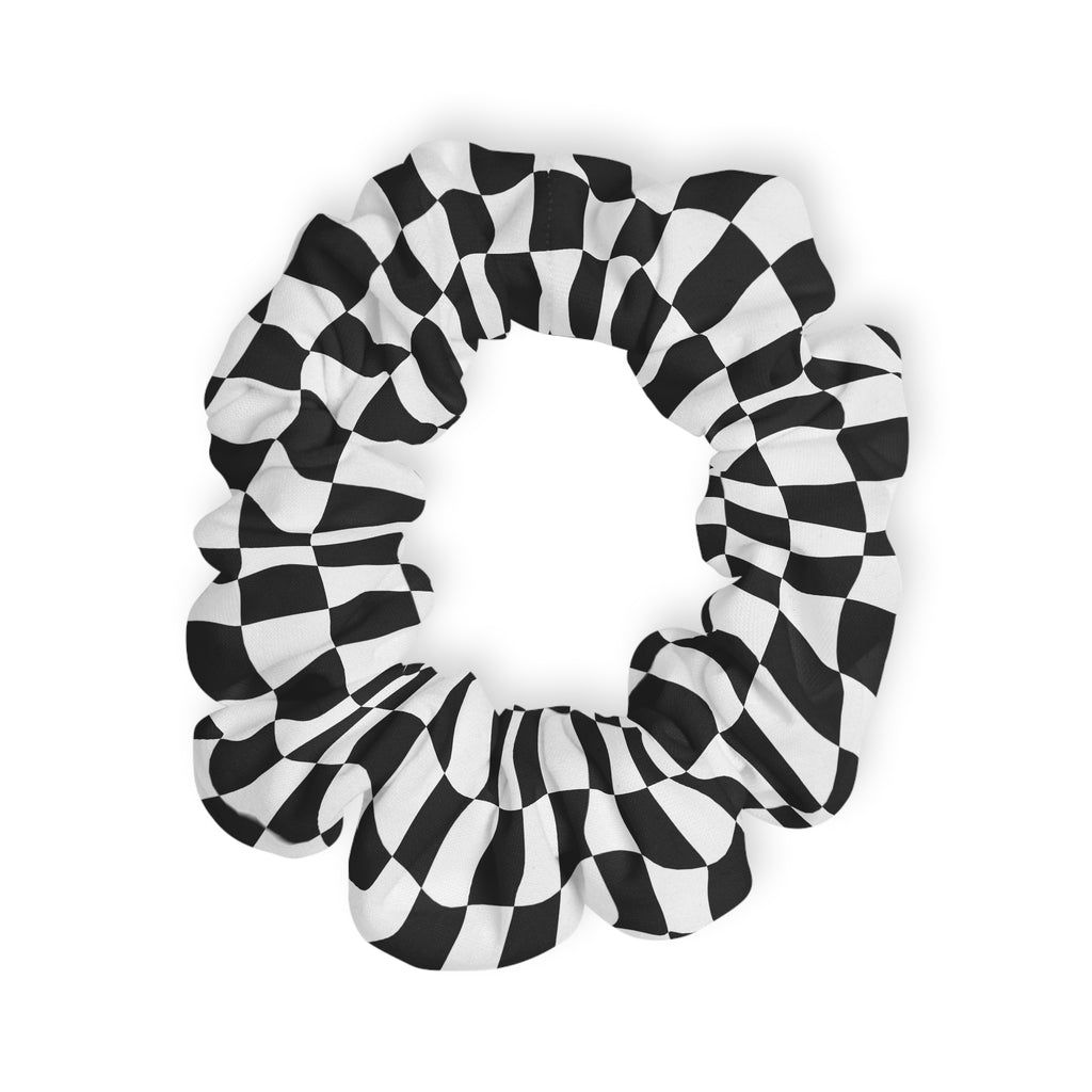 Checkered Scrunchie