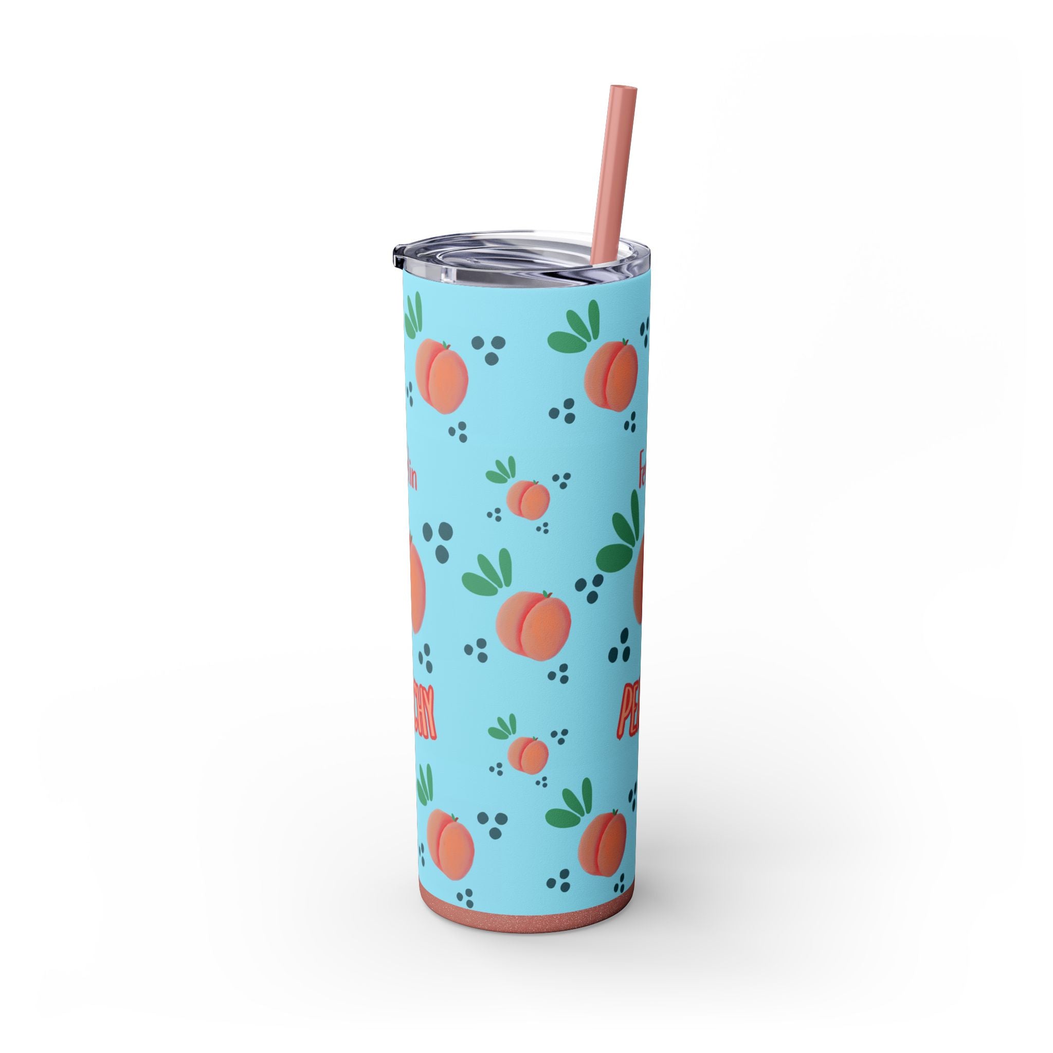 Skinny Tumbler with Straw, 20oz