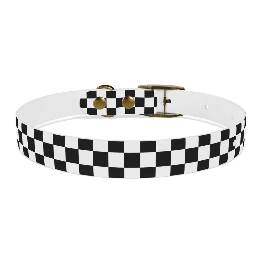Checkered Dog Collar