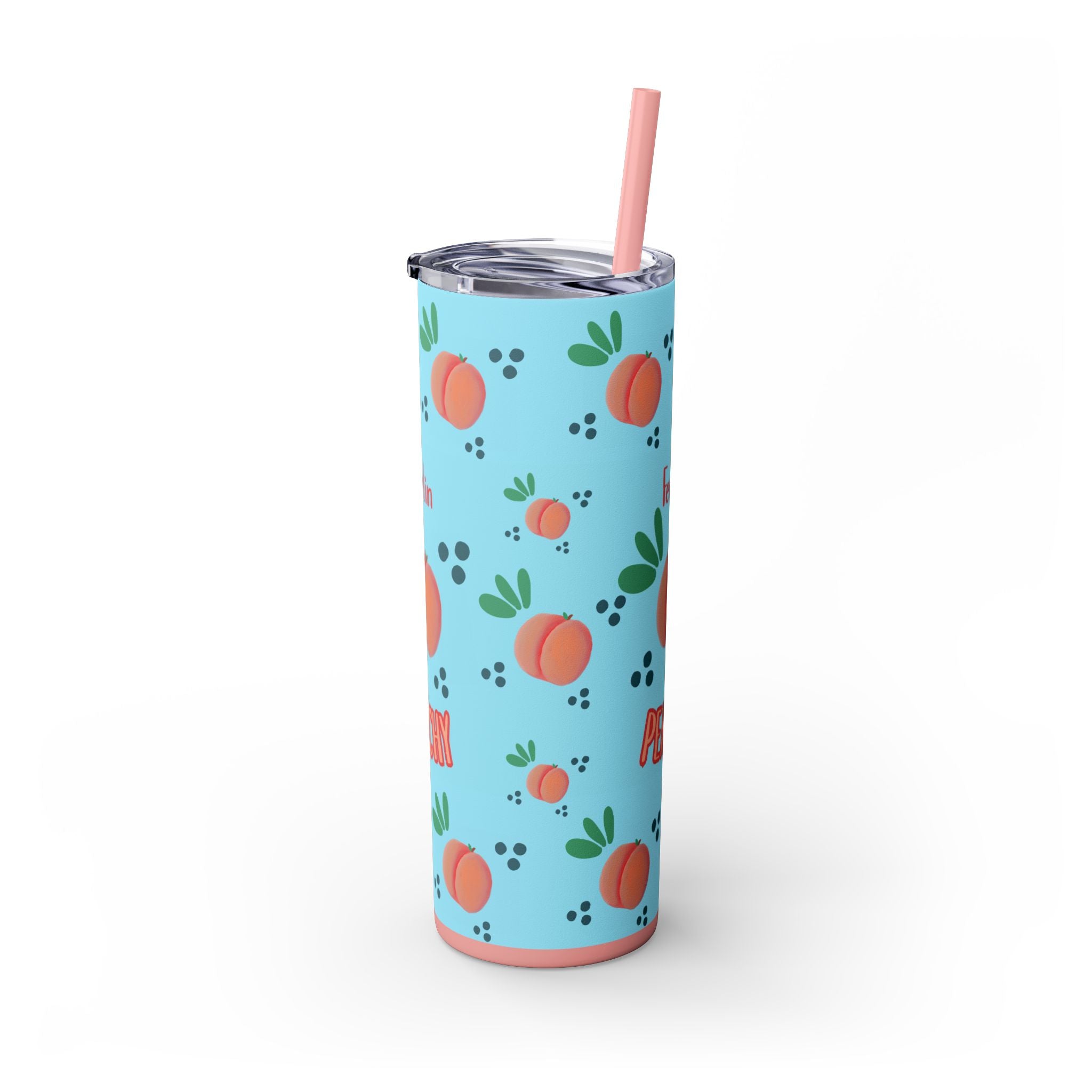 Skinny Tumbler with Straw, 20oz