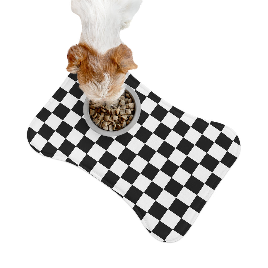 Checkered Pet Feeding Mats