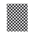 Checkered Velveteen Plush Blanket