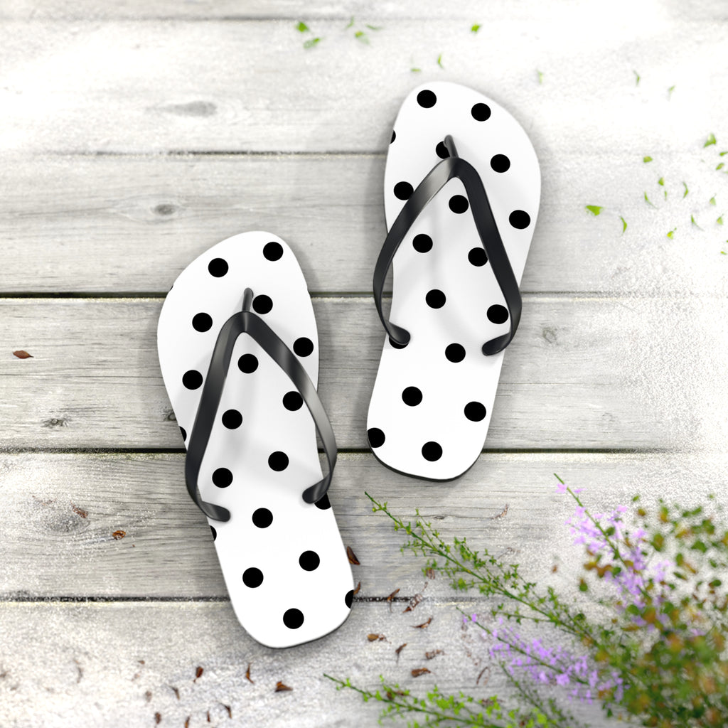Flip Flops- polka dot