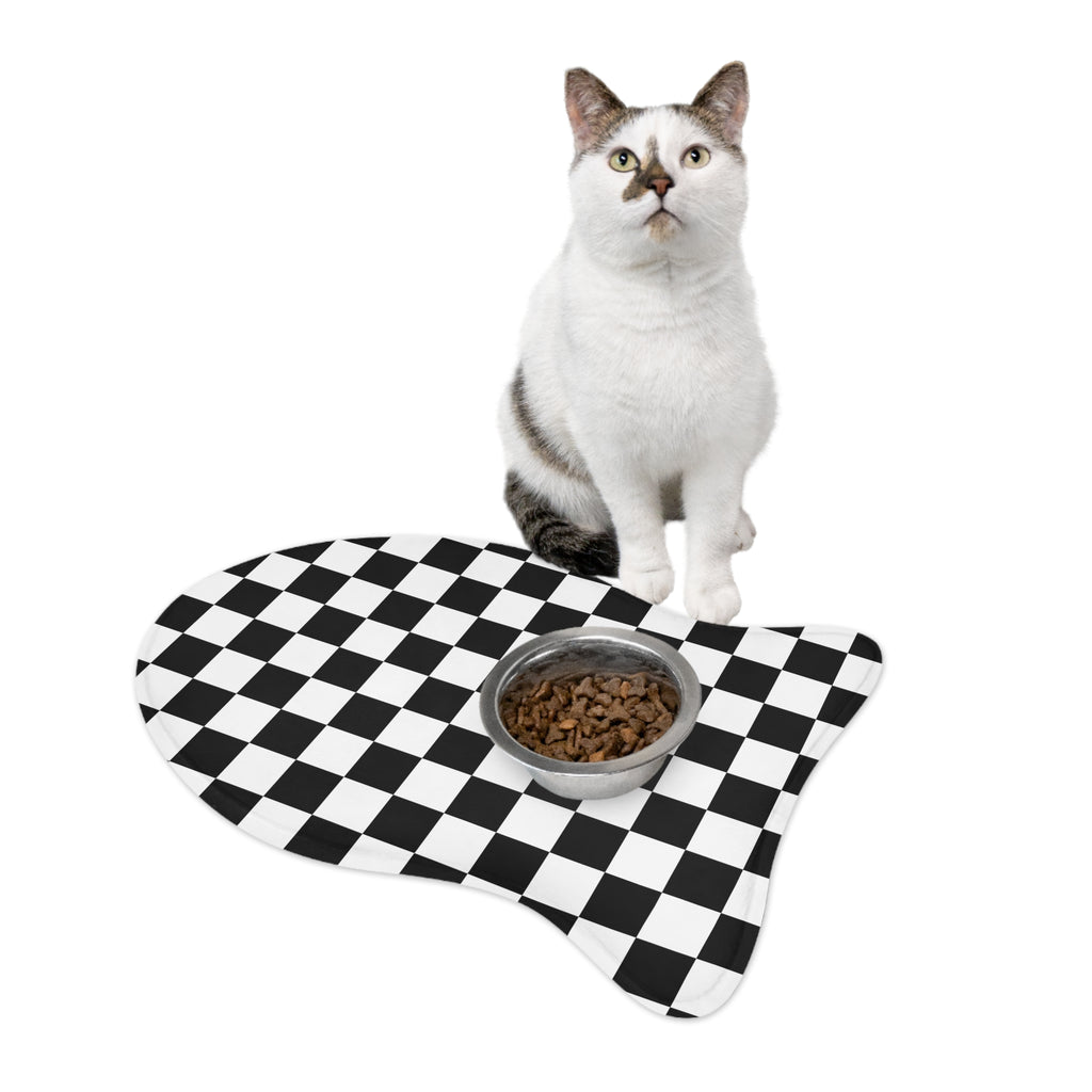 Checkered Pet Feeding Mats