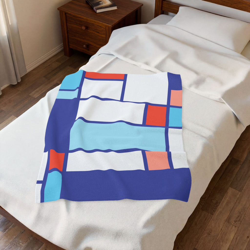 Velveteen Plush Blanket - Mosaic Collection