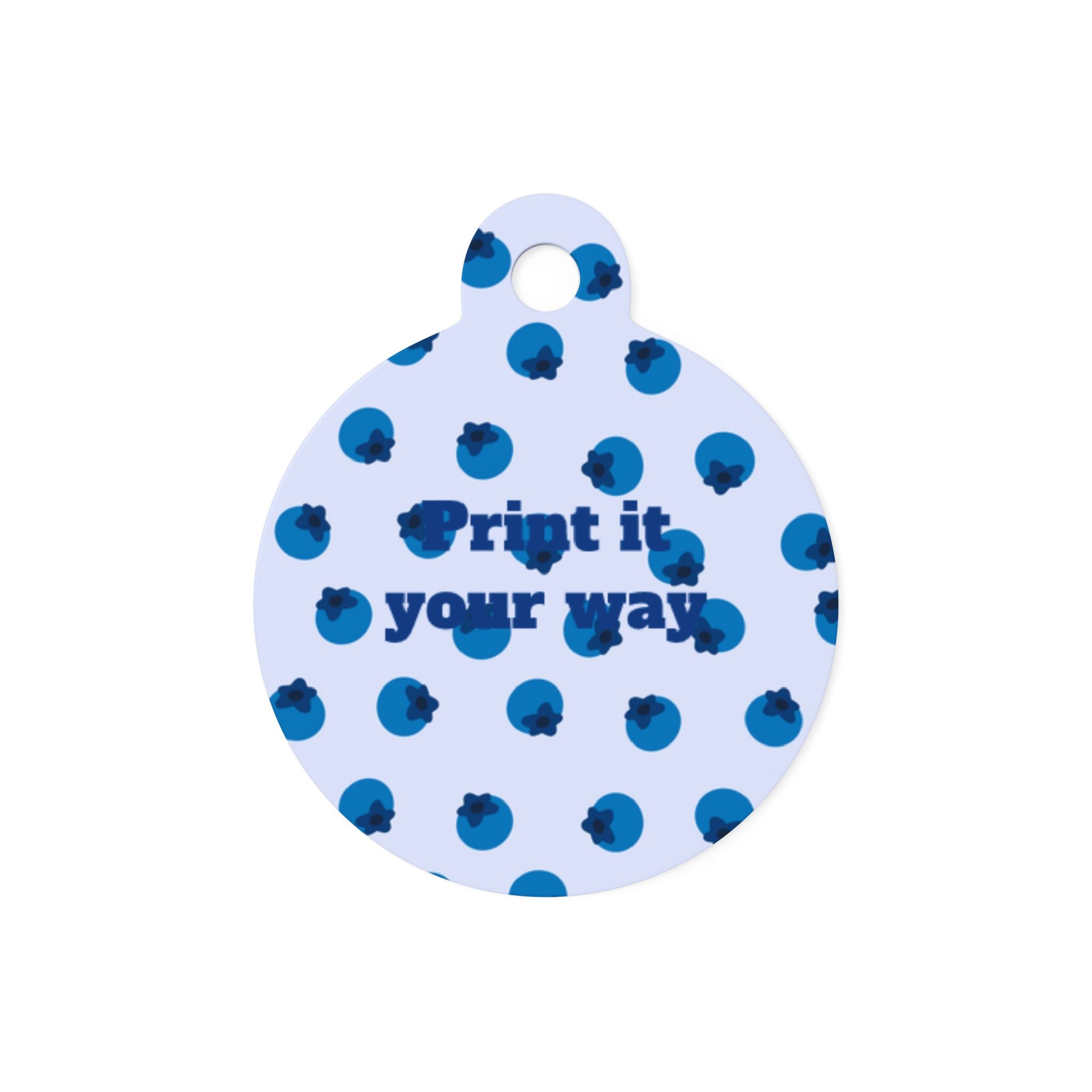 Pet Tags - Blueberry