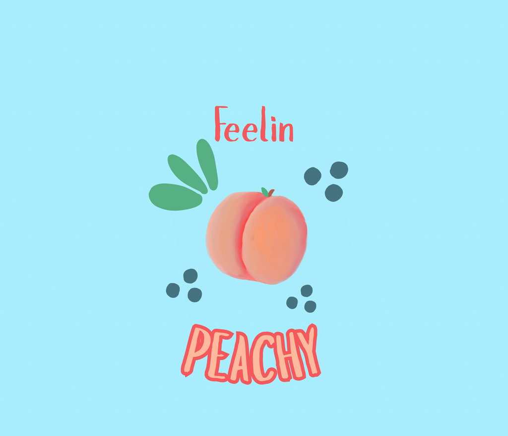 Feelin Peachy -Shopping bag